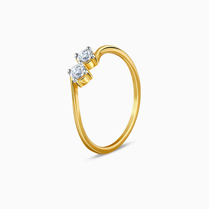 Gold Duosol Lab Grown Diamond Ring