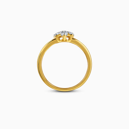 Gold Radiapetal Lab Grown Diamond Ring