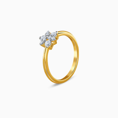 Gold Radiapetal Lab Grown Diamond Ring