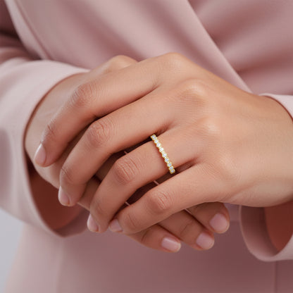 Gold Classic Whisper Lab Grown Diamond Ring