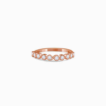 Rose Gold Timeless Loop Lab Grown Diamond Ring