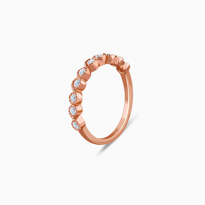 Rose Gold Timeless Loop Lab Grown Diamond Ring