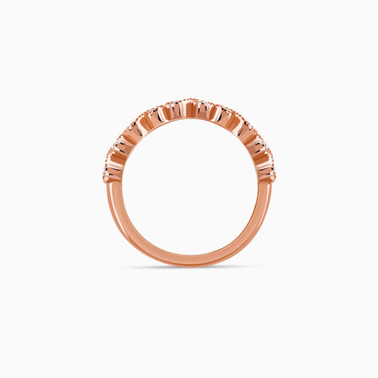Rose Gold Timeless Loop Lab Grown Diamond Ring