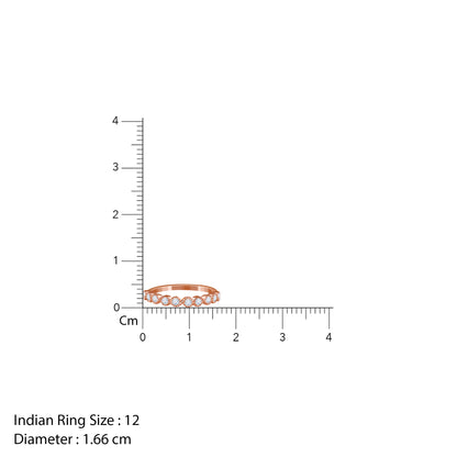 Rose Gold Timeless Loop Lab Grown Diamond Ring