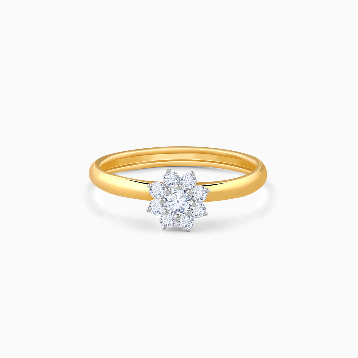 Gold Blooming Grace Lab Grown Diamond Ring