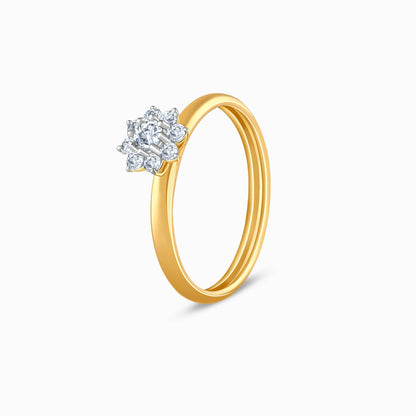 Gold Blooming Grace Lab Grown Diamond Ring