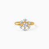 Gold Bloom Burst Lab Grown Diamond Ring