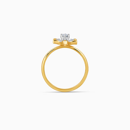 Gold Dewkiss Lab Grown Diamond Ring