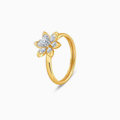 Gold Dewkiss Lab Grown Diamond Ring