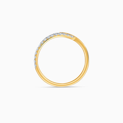 Gold Twin Glow Lab Grown Diamond Ring