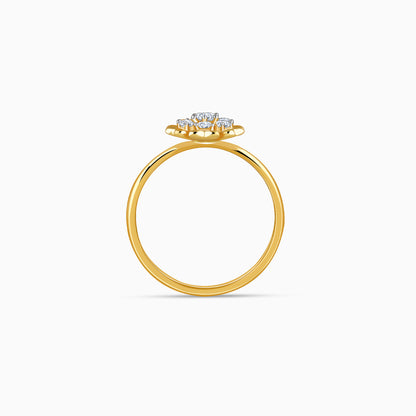 Gold Lumière Bloom Lab Grown Diamond Ring