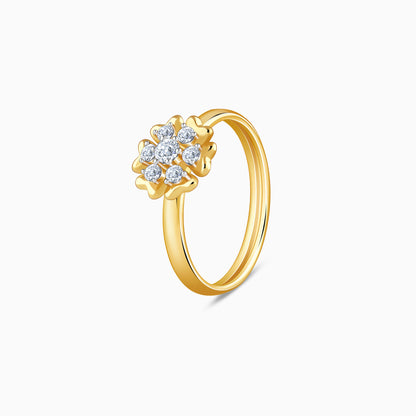 Gold Lumière Bloom Lab Grown Diamond Ring