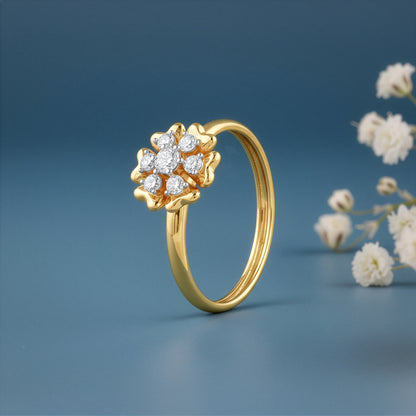 Gold Lumière Bloom Lab Grown Diamond Ring