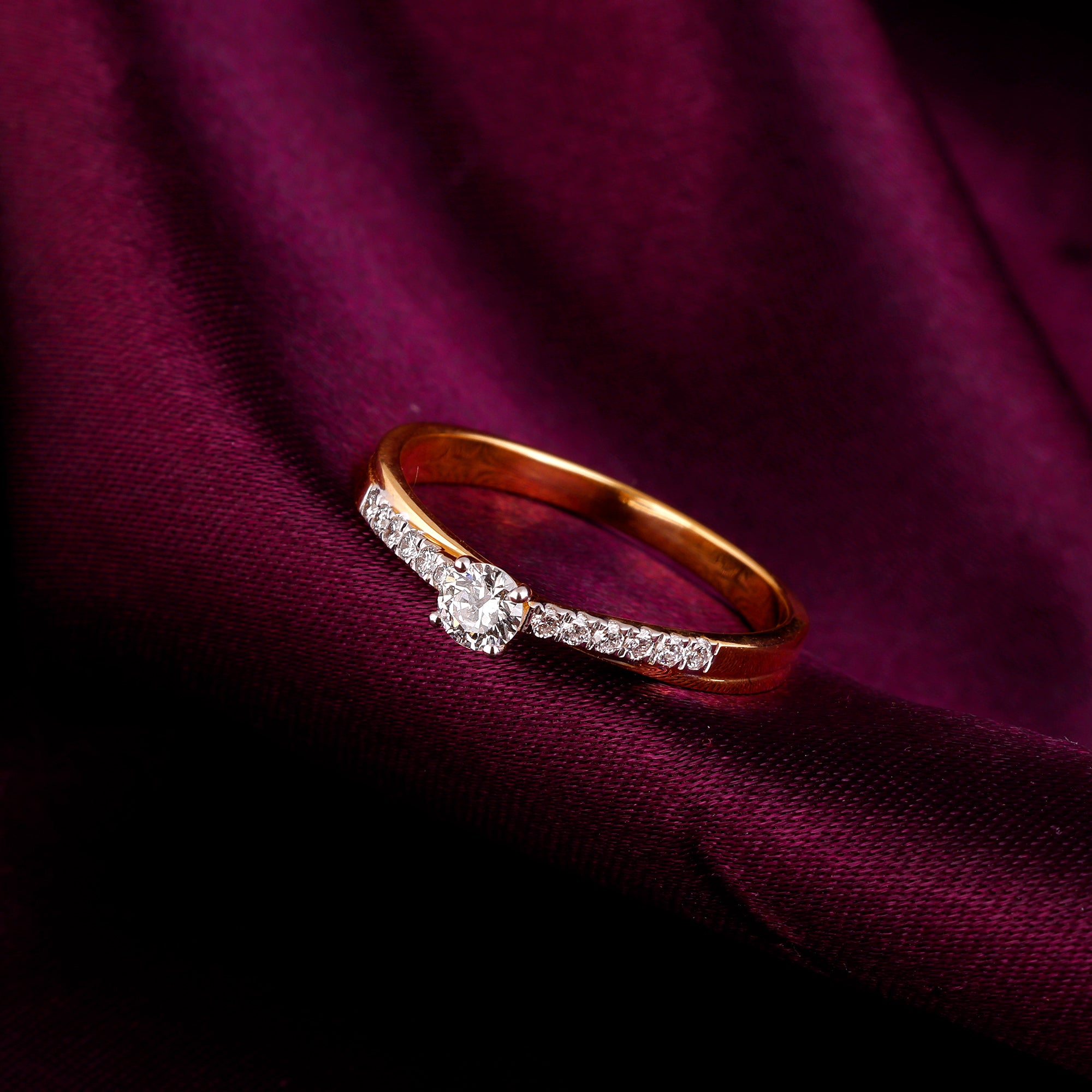 Diamond wave ring, beautiful! | Gold ring designs, Gold rings fashion,  Jewelry