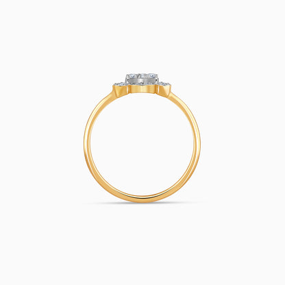 Gold Aurelia Charm Lab Grown Diamond Ring