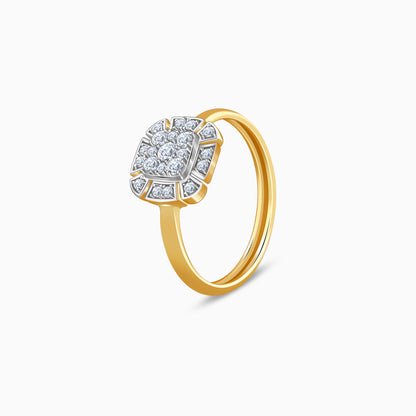 Gold Aurelia Charm Lab Grown Diamond Ring