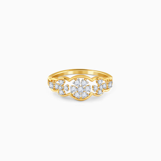 Gold Bloom Lab Grown Diamond Ring