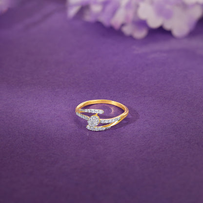 Gold Celestial Lab Grown Diamond Ring