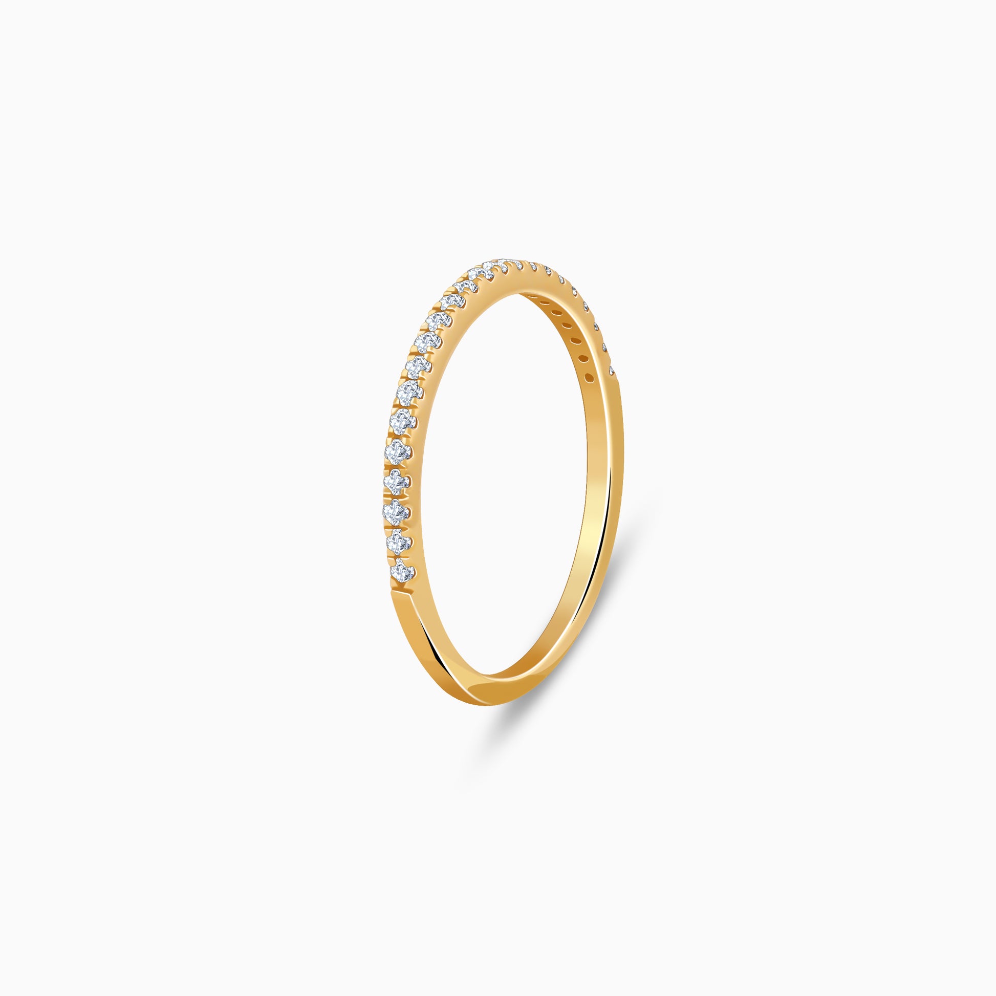 Gold Glowy Spark Lab Grown Diamond Ring