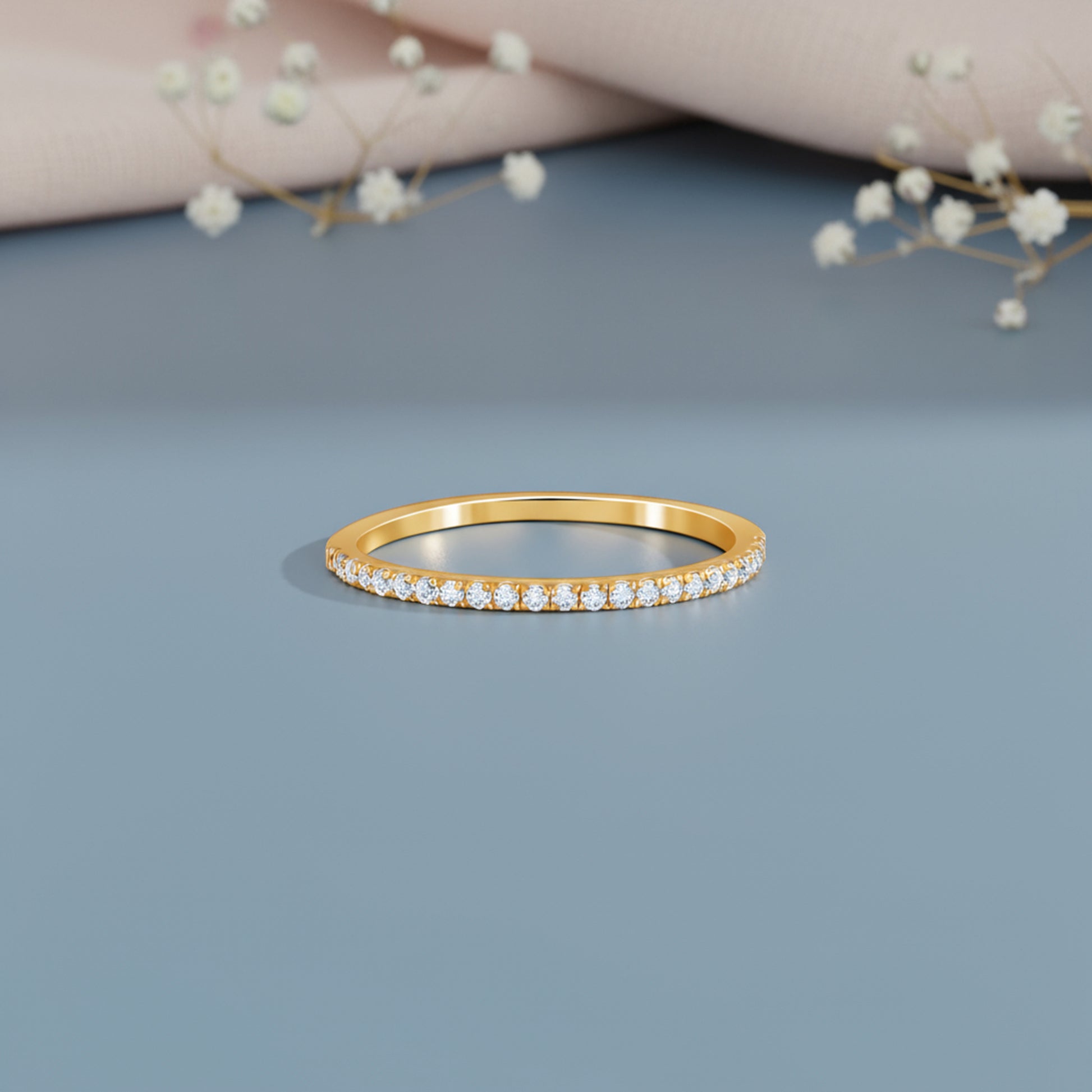 Gold Glowy Spark Lab Grown Diamond Ring