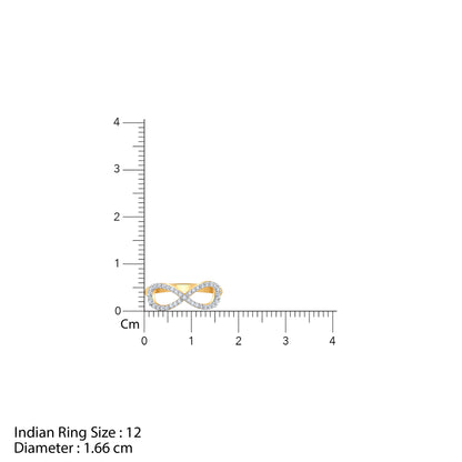 Gold Infinite Glow Lab Grown Diamond Ring