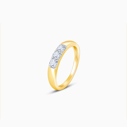 Gold Celestial Radiance Diamond Ring