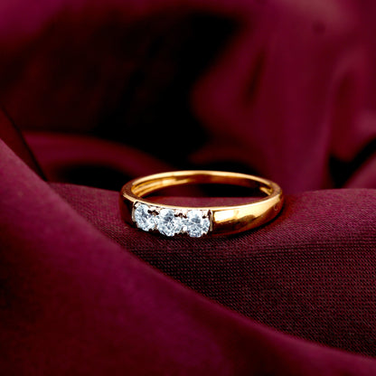 Gold Celestial Radiance Diamond Ring