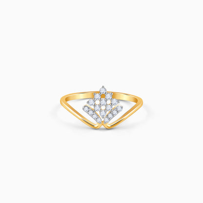 Gold Radiant Reign Lab Grown Diamond Ring