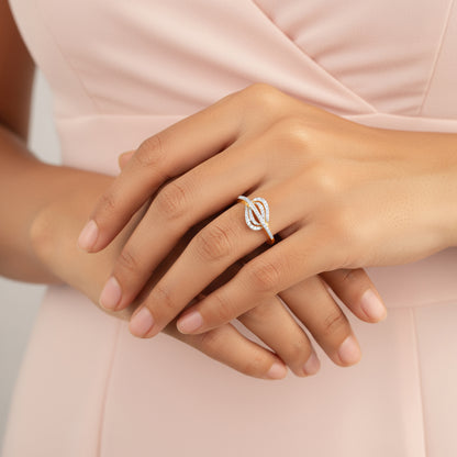 Gold Sassy Lab Grown Diamond Ring