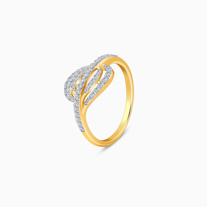Gold Sassy Lab Grown Diamond Ring