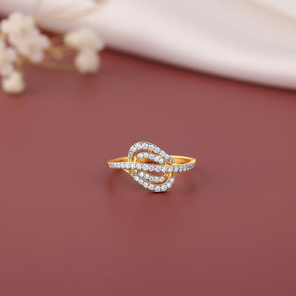 Gold Sassy Lab Grown Diamond Ring