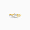 Gold Charming Flora Lab Grown Diamond Ring