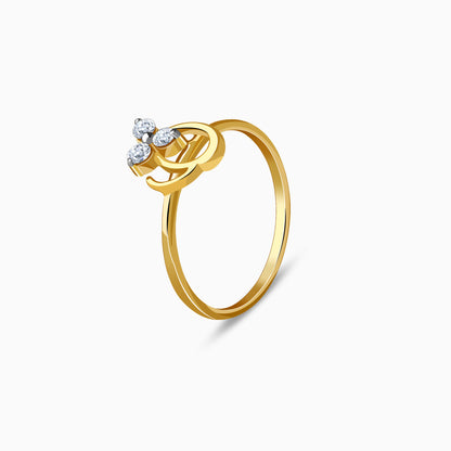 Gold Trilea Lab Grown Diamond Ring