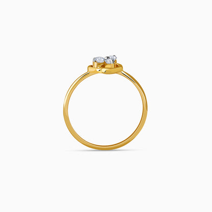 Gold Trilea Lab Grown Diamond Ring