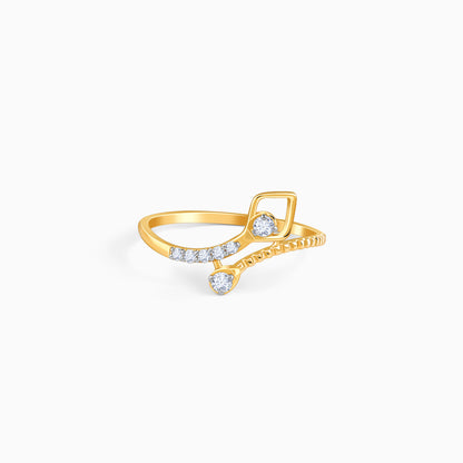 Gold Prism Aura Lab Grown Diamond Ring