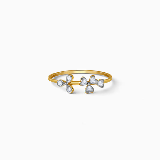 Gold Elvia Lab Grown Diamond Ring