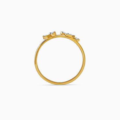 Gold Elvia Lab Grown Diamond Ring