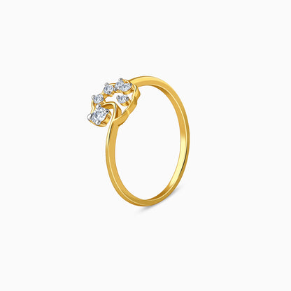 Gold Starry Glow Lab Grown Diamond Ring