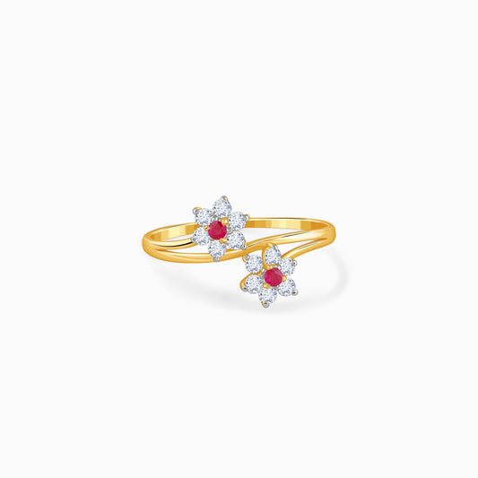 Gold Everbloom Lab Grown Diamond Ring
