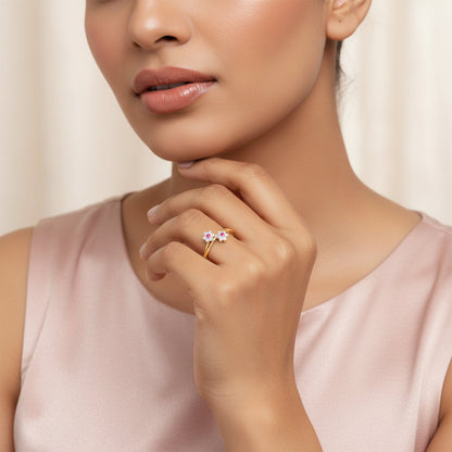 Gold Everbloom Lab Grown Diamond Ring