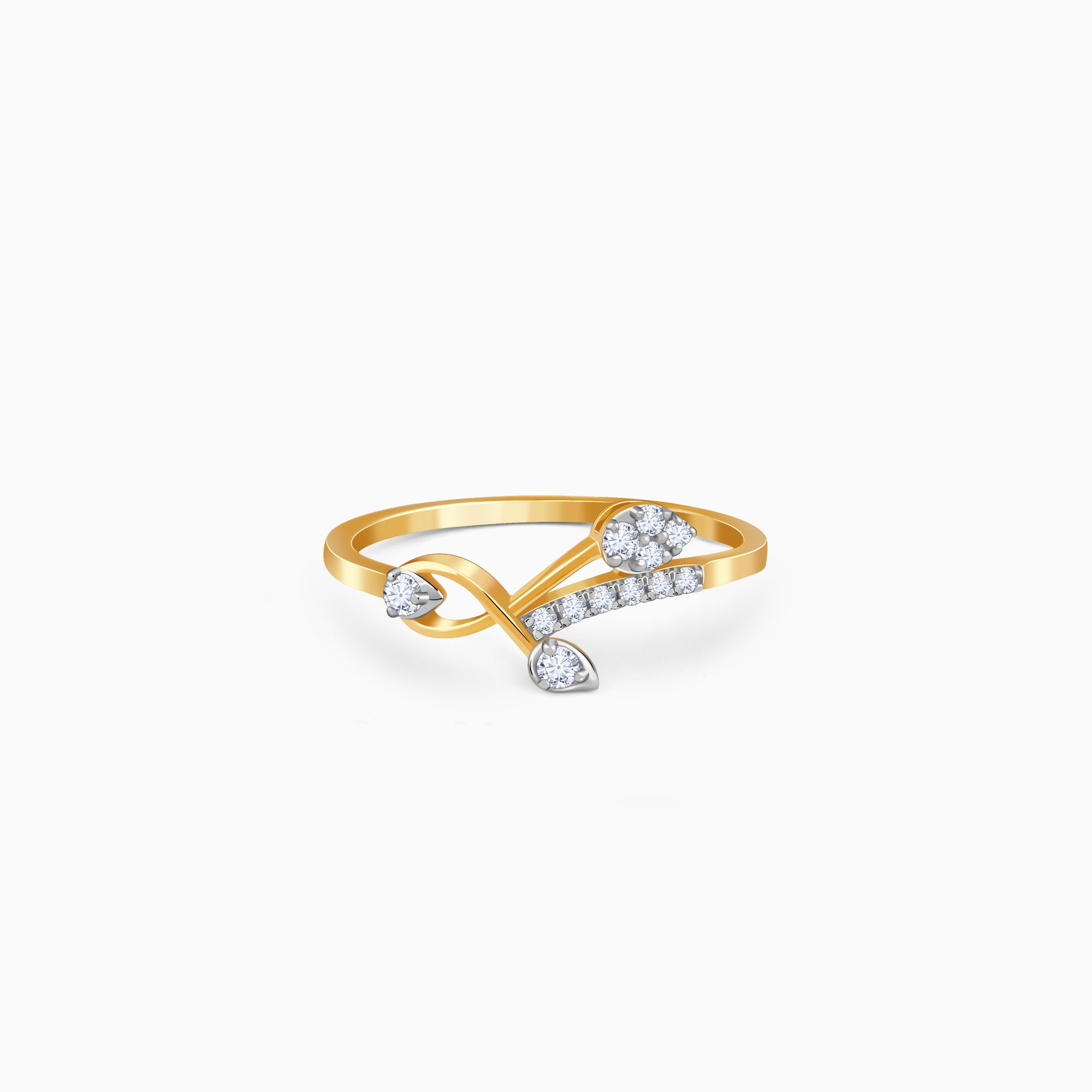 Gold Glorious You Lab Grown Diamond Ring – Heer by GIVA