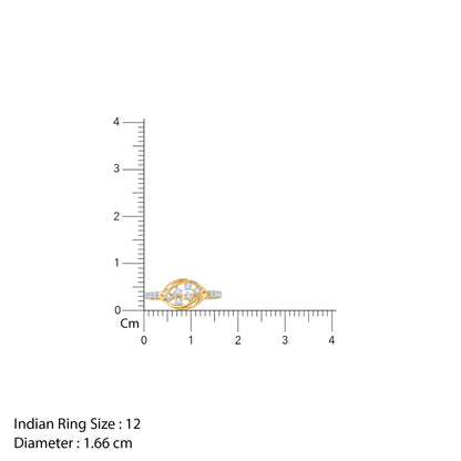 Gold Visionary Spark Lab Grown Diamond Ring