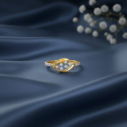 Gold Visionary Spark Lab Grown Diamond Ring