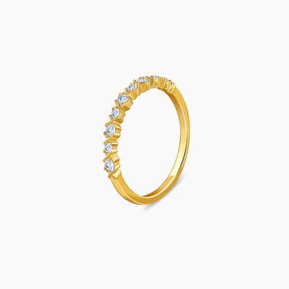 Gold Aurine Lab Grown Diamond Ring