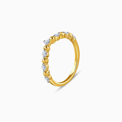 Gold Crownia Lab Grown Diamond Ring