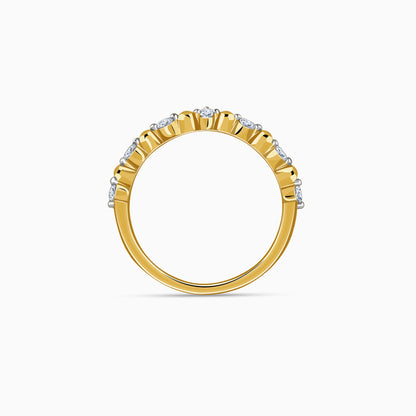 Gold Crownia Lab Grown Diamond Ring