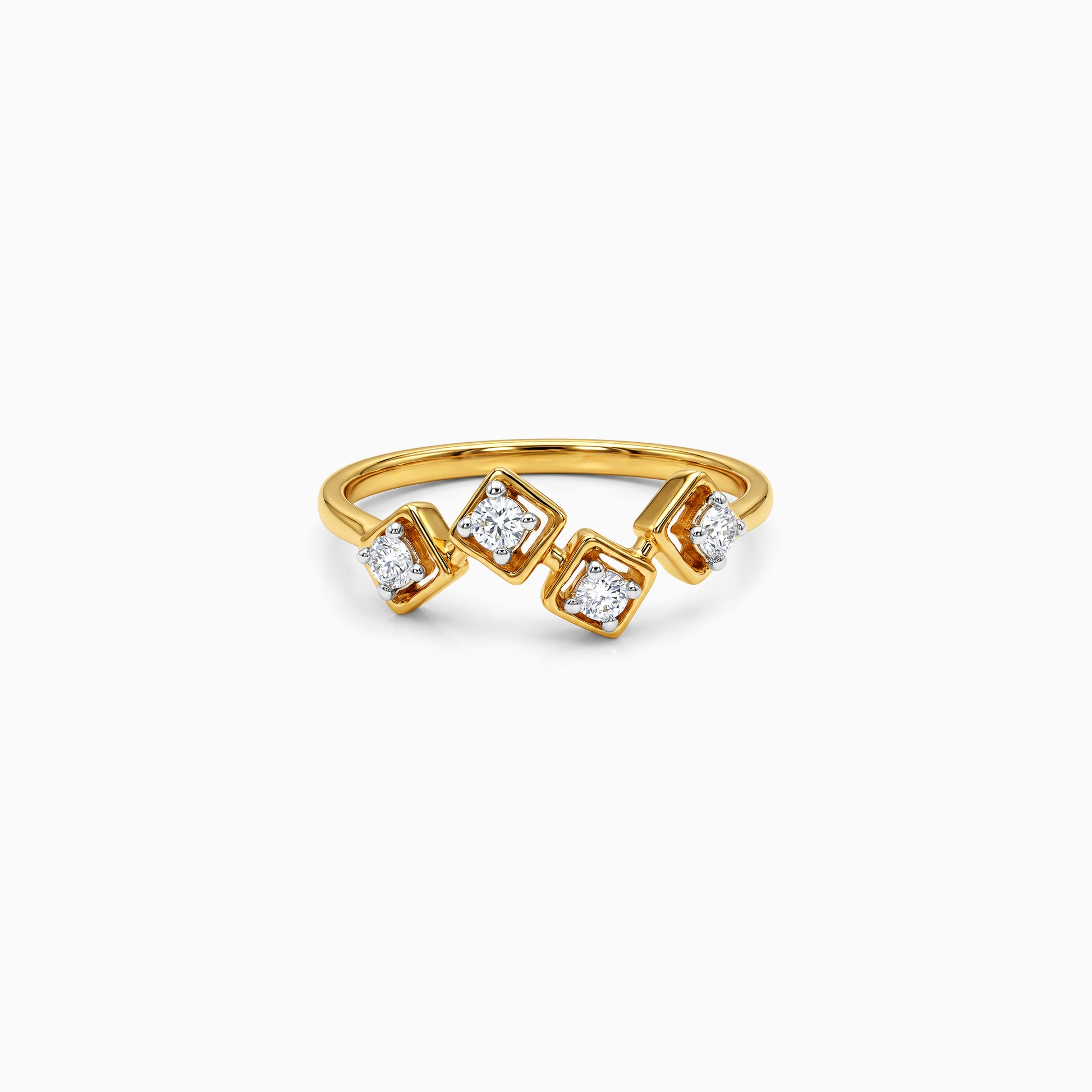 Gold Mosaic Reverie Lab Grown Diamond Ring (Size 12)