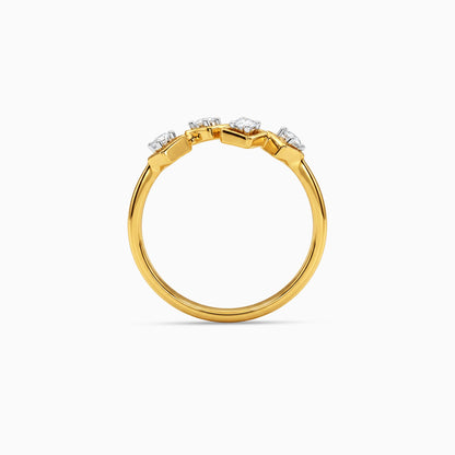 Gold Mosaic Reverie Lab Grown Diamond Ring (Size 12)