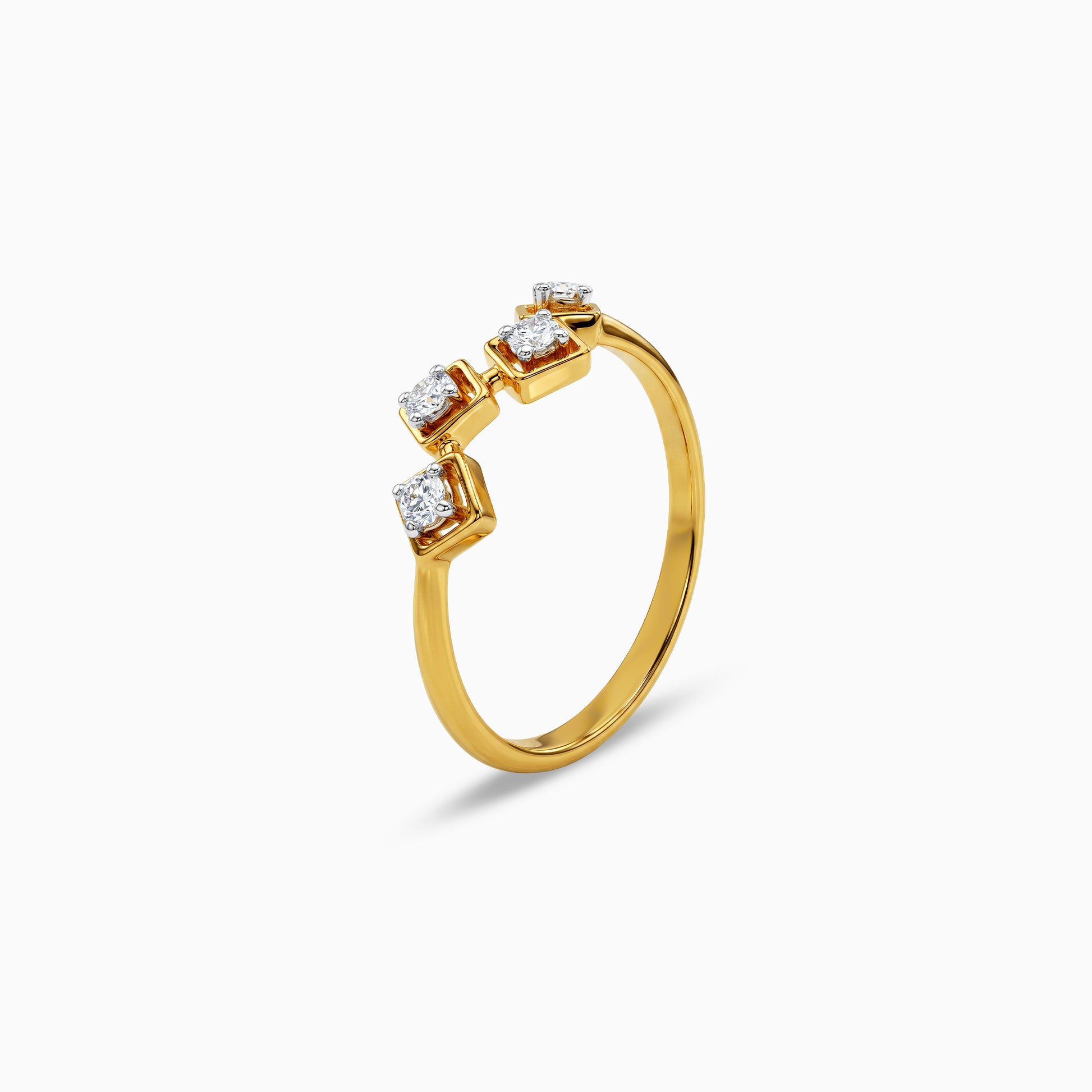 Gold Mosaic Reverie Lab Grown Diamond Ring (Size 12)