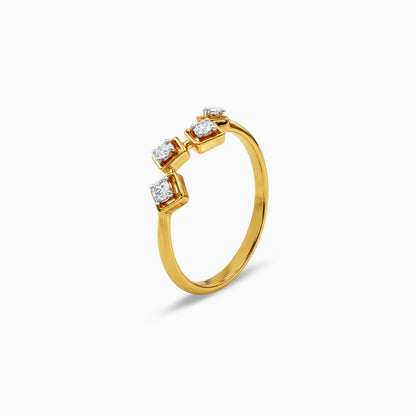 Gold Mosaic Reverie Lab Grown Diamond Ring (Size 12)